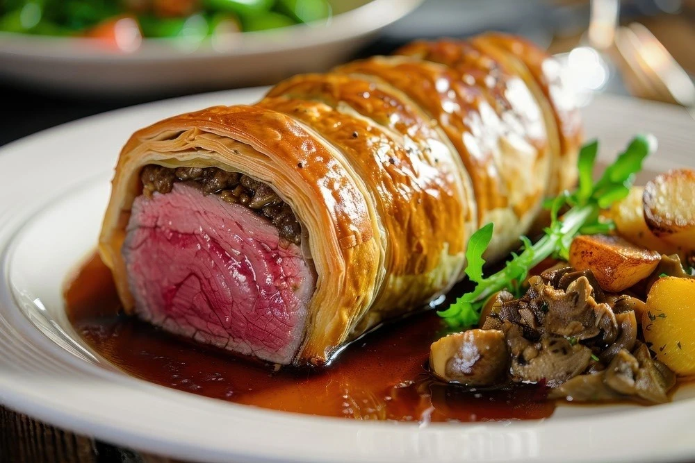 Foie gras farci à l'effiloché de canard confit